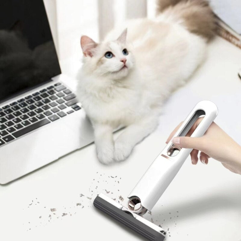 Mini fregona con escurridor automático para limpieza del hogar