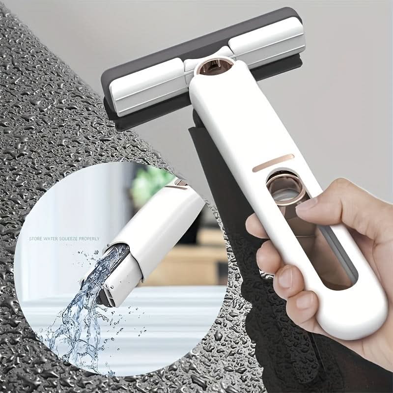 Mini fregona con sistema de escurrido integrado