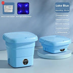 Mini lavadora plegable 4,5 L – compacta y delicada