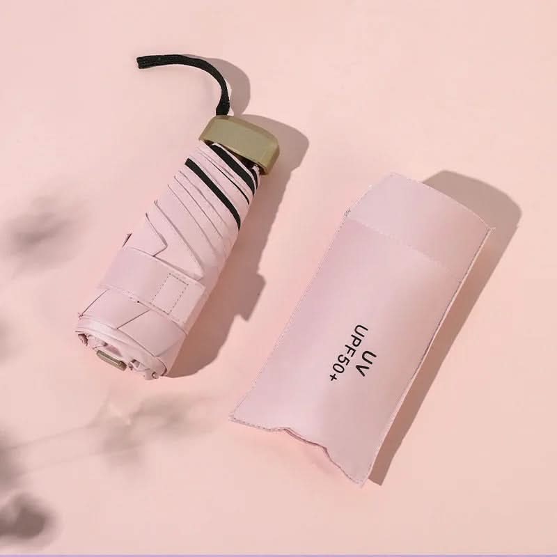 Mini paraguas plegable con protección UV y repelente al agua