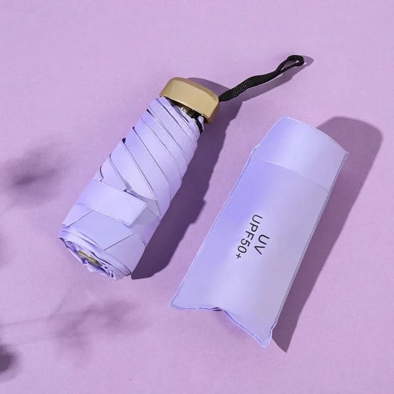 Mini paraguas plegable con protección UV y repelente al agua