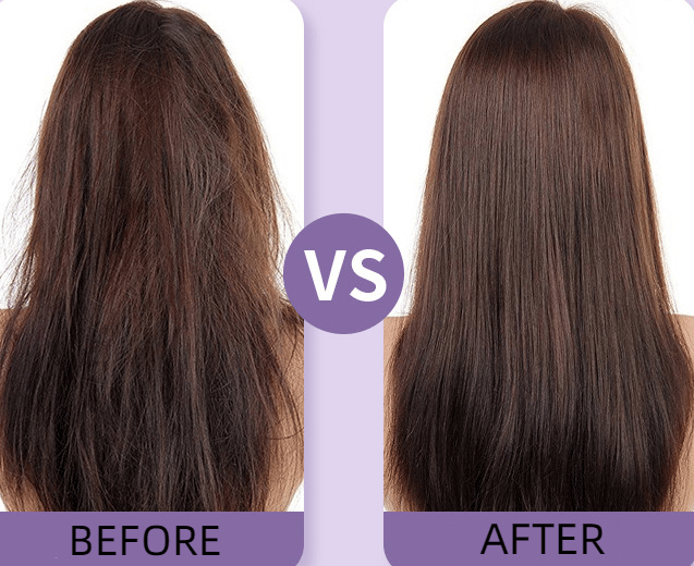 Mini plancha de pelo recargable con peine integrado