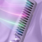 Mini plancha de pelo recargable con peine integrado
