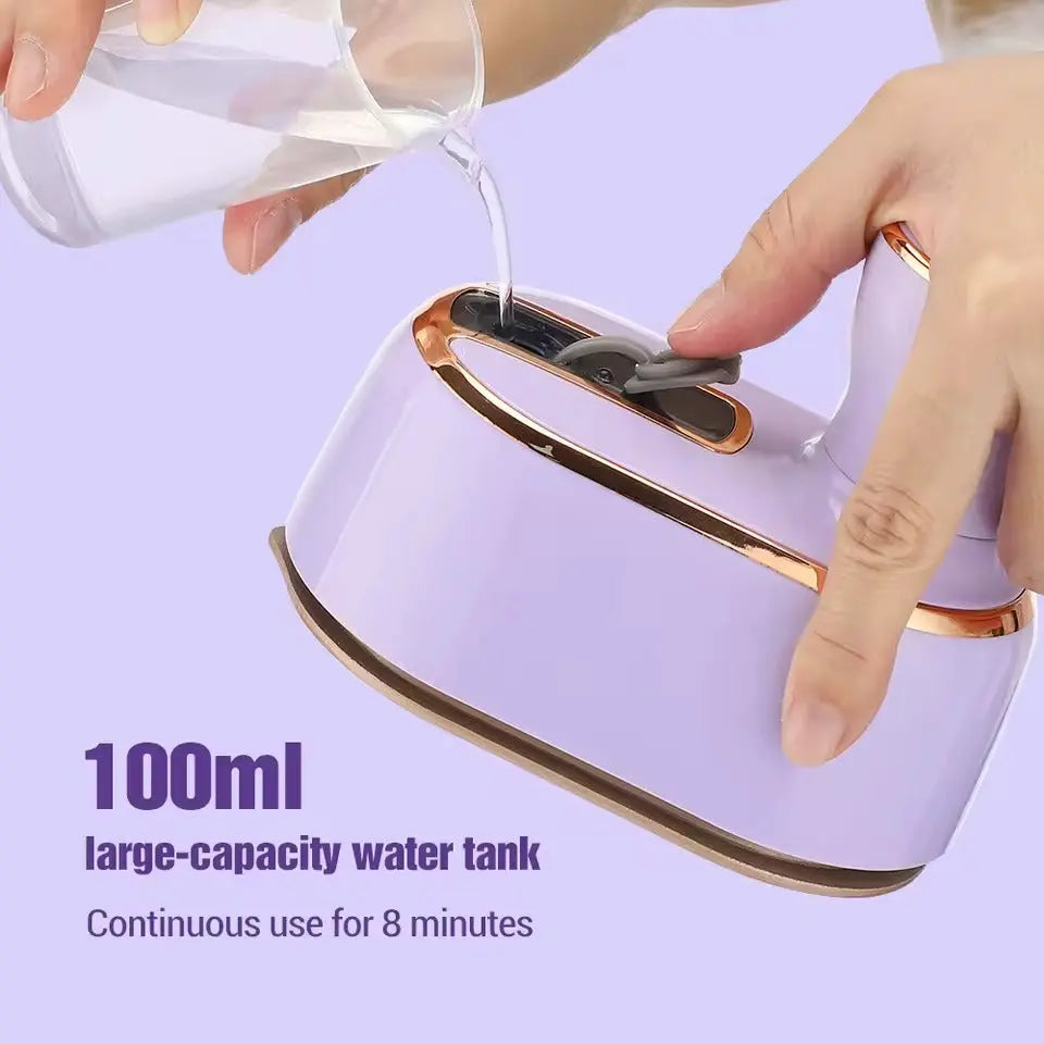 Mini plancha de vapor portátil – Sin arrugas en segundos, en casa y de viaje