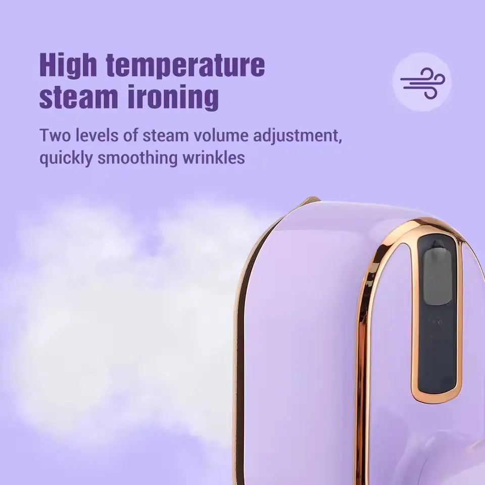 Mini plancha de vapor portátil – Sin arrugas en segundos, en casa y de viaje