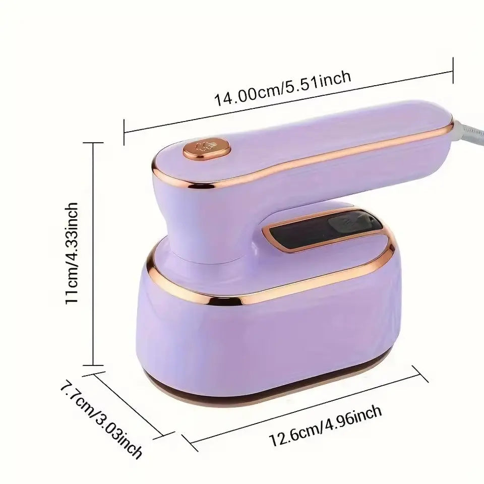 Mini plancha de vapor portátil – Sin arrugas en segundos, en casa y de viaje