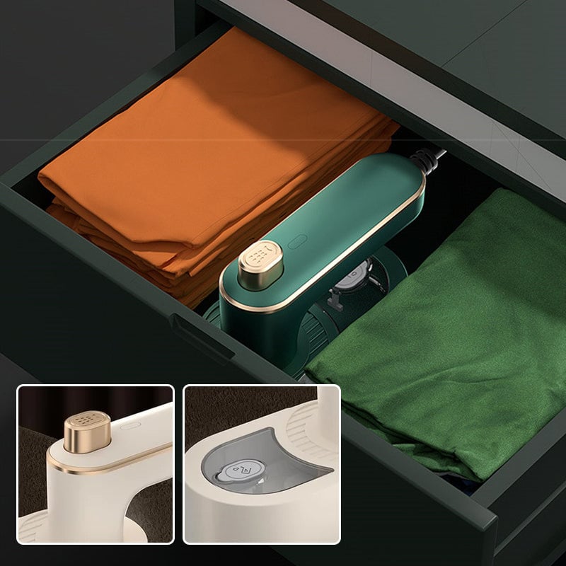 Mini plancha de viaje portátil vaporizadora 2 en 1