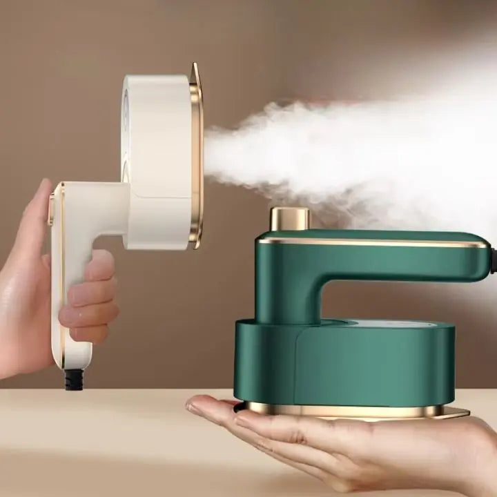 Mini plancha portátil con función seca y vapor