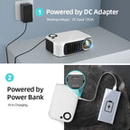 Mini proyector portátil para cine en casa
