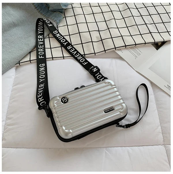 Minibolso tipo maleta elegante para uso diario