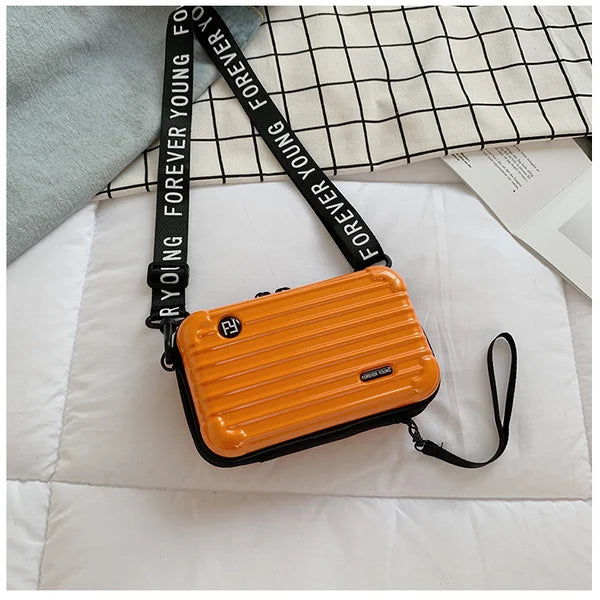 Minibolso tipo maleta elegante para uso diario