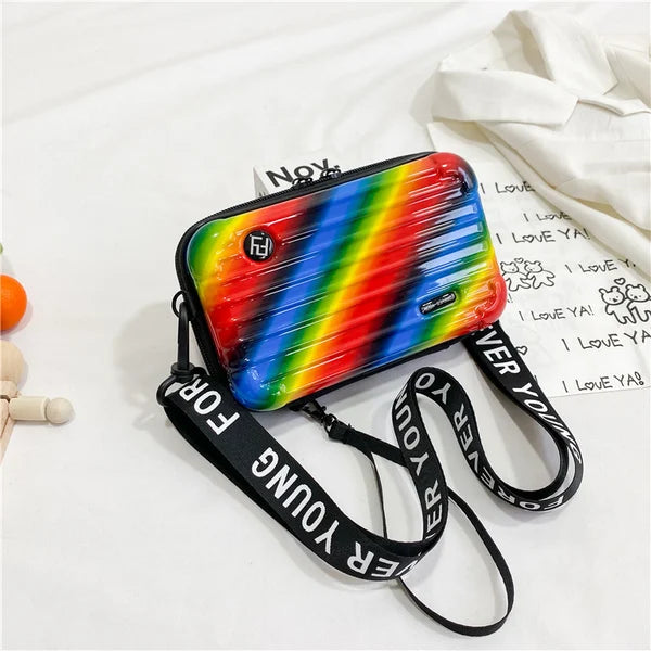 Minibolso tipo maleta elegante para uso diario