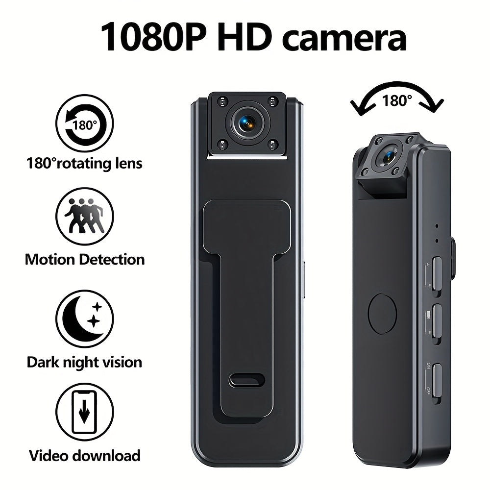 Minicámara con pinza para grabación de vídeo