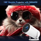 Miniproyector 4K Magcubic HY300 con Android 11, WiFi 6 dual y 260 ANSI