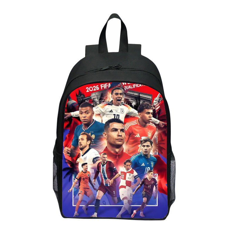 Mochila con llamativo motivo deportivo