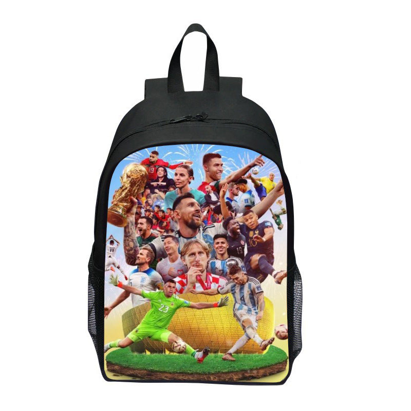 Mochila con llamativo motivo deportivo