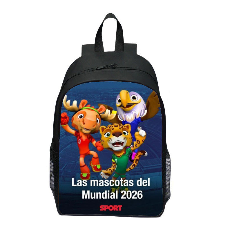 Mochila con llamativo motivo deportivo