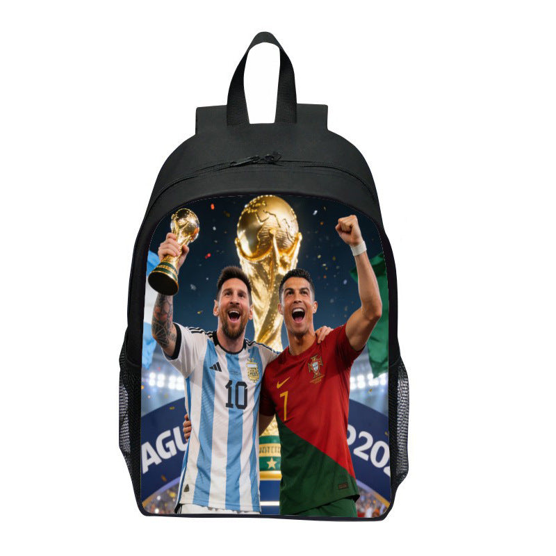 Mochila con llamativo motivo deportivo