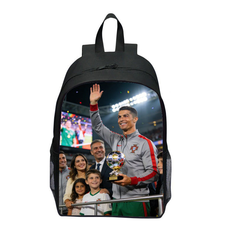 Mochila con llamativo motivo deportivo