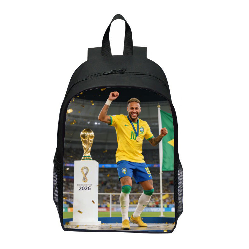 Mochila con llamativo motivo deportivo