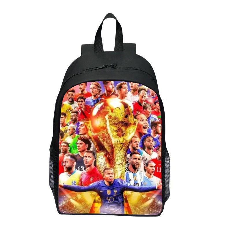Mochila con llamativo motivo deportivo