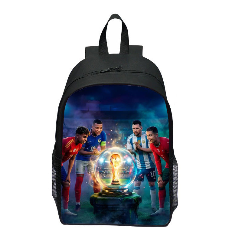 Mochila con llamativo motivo deportivo