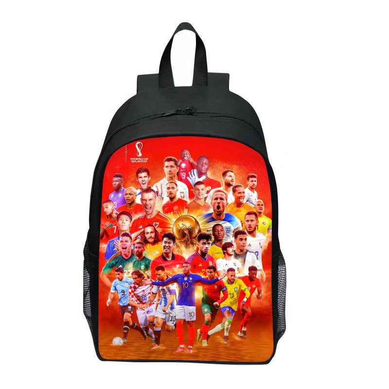 Mochila con llamativo motivo deportivo