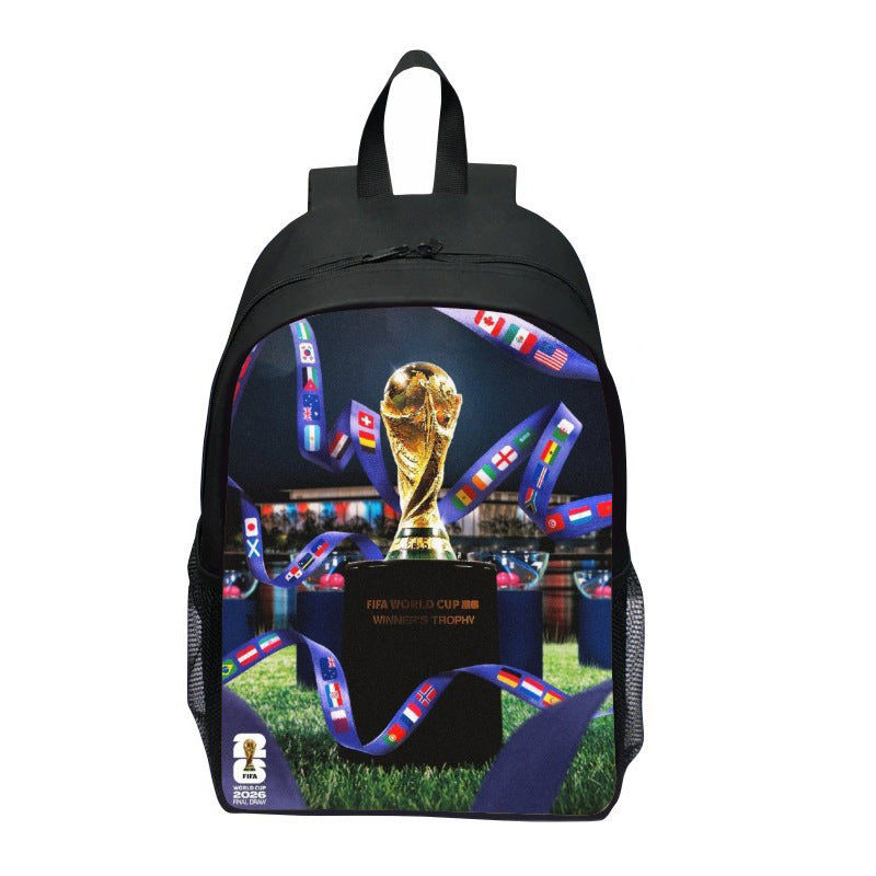 Mochila con llamativo motivo deportivo