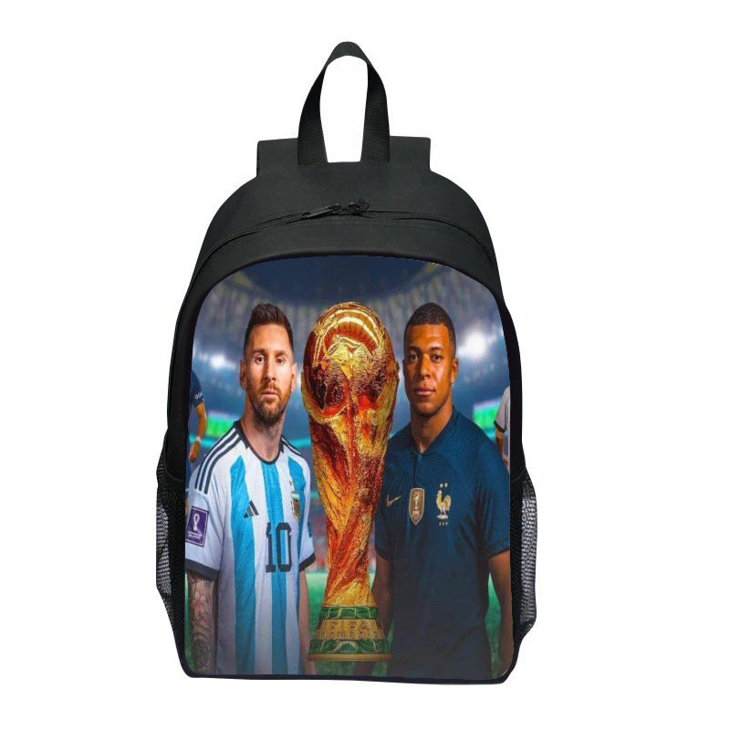 Mochila con llamativo motivo deportivo