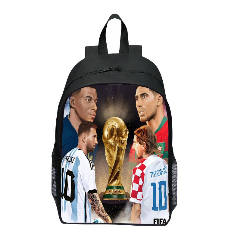 Mochila con llamativo motivo deportivo