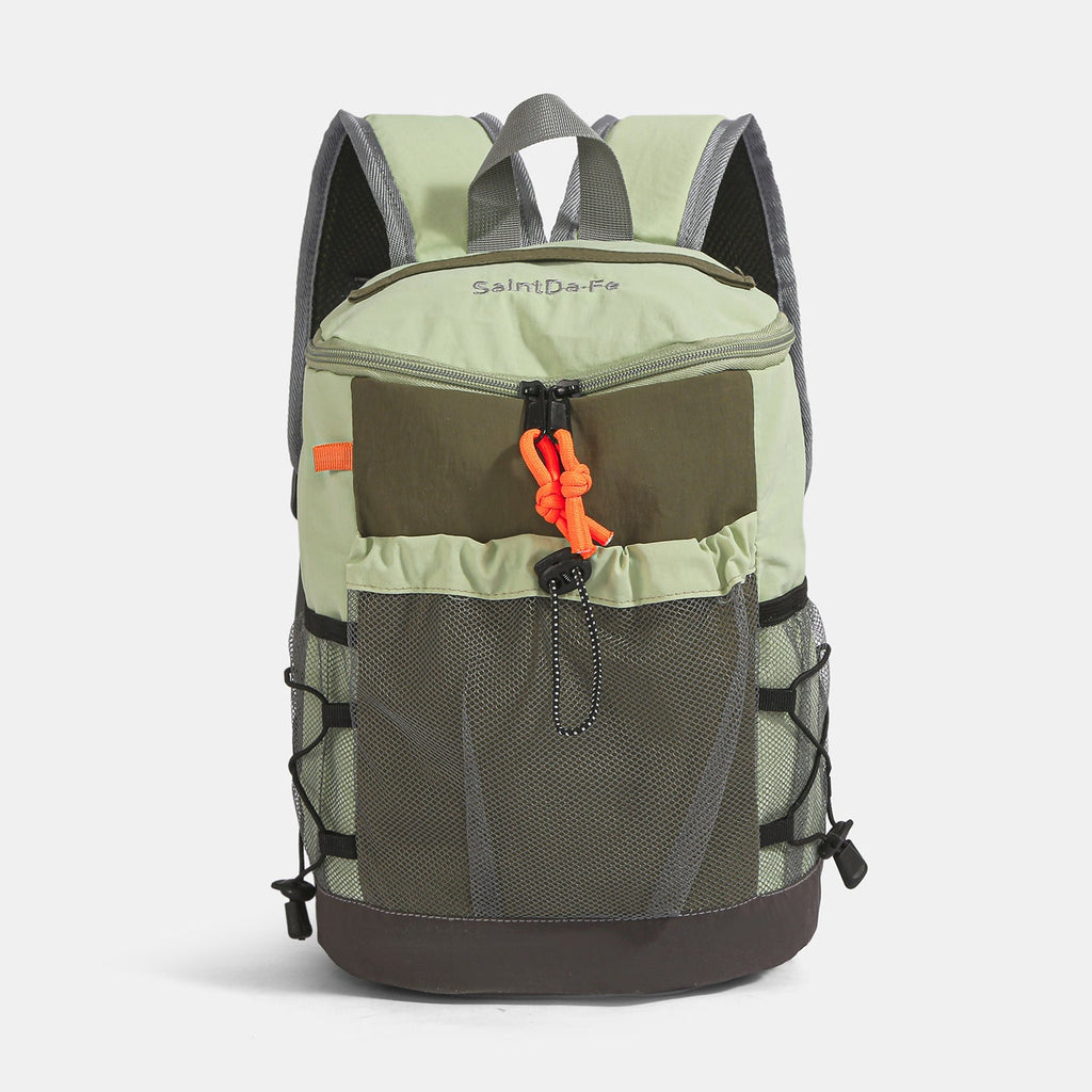Mochila de mujer hasta 20 L en nylon con diseño patchwork