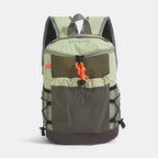 Mochila de mujer hasta 20 L en nylon con diseño patchwork
