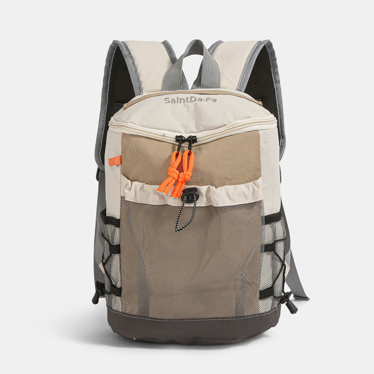 Mochila de mujer hasta 20 L en nylon con diseño patchwork
