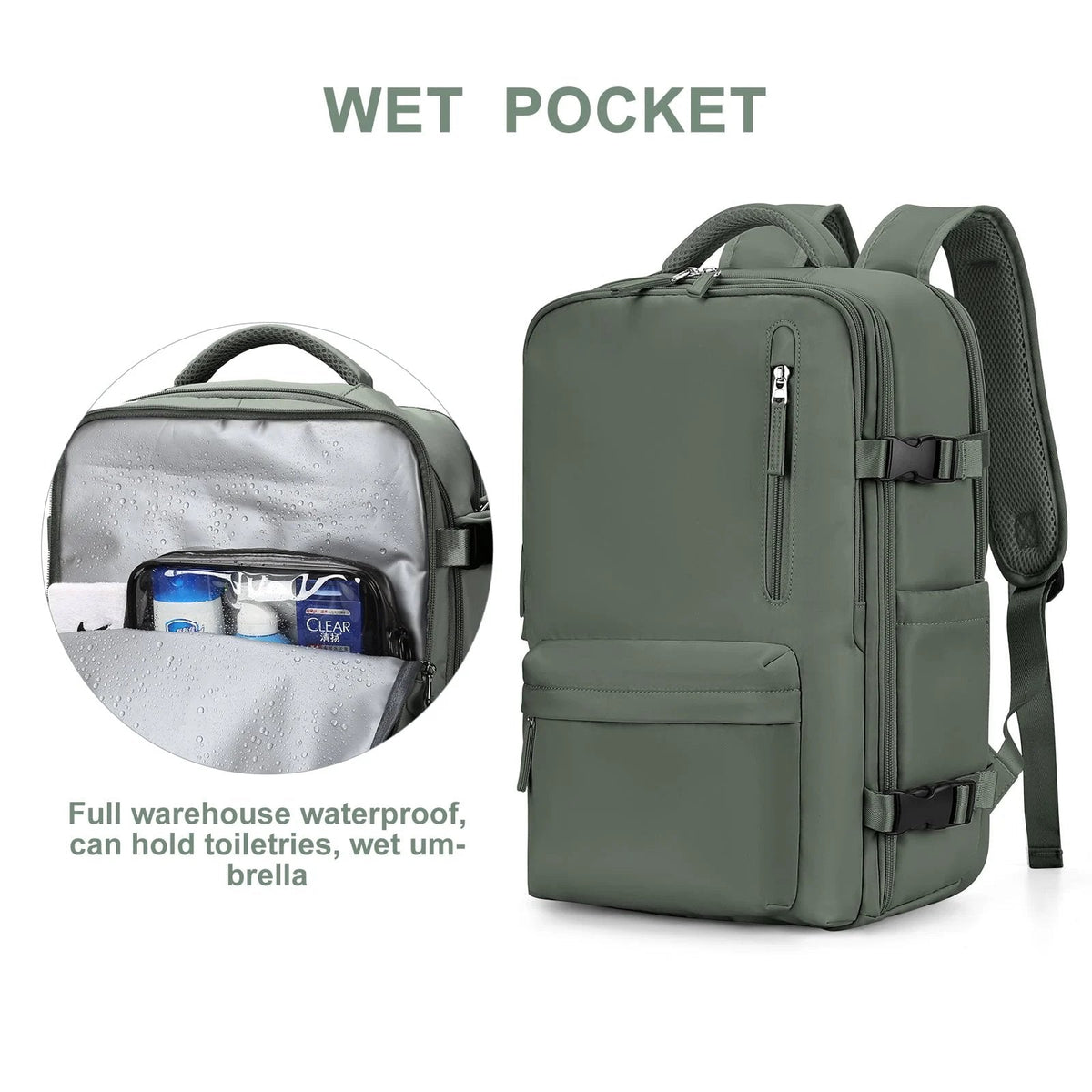 Mochila de viaje para mujer Travelliva 35 L