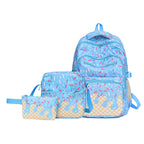 Mochila estampada impermeable de 56–75 L