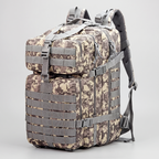 Mochila táctica de 49 litros con sistema MOLLE para senderismo y uso militar