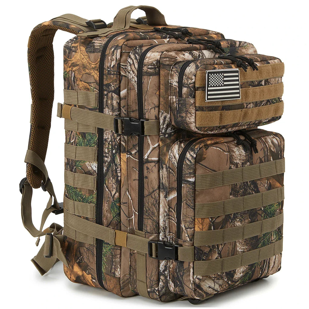Mochila táctica TACTICO45 de 45 L con sistema Molle para 3 días de aventura