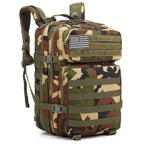 Mochila táctica TACTICO45 de 45 L con sistema Molle para 3 días de aventura