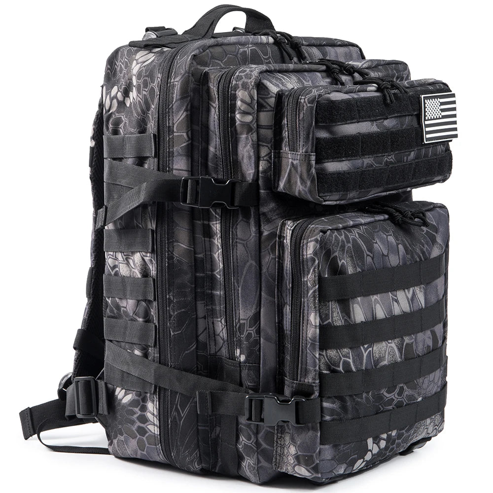 Mochila táctica TACTICO45 de 45 L con sistema Molle para 3 días de aventura