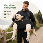 Mochila transportín para perros de tela Oxford transpirable y tirantes acolchados