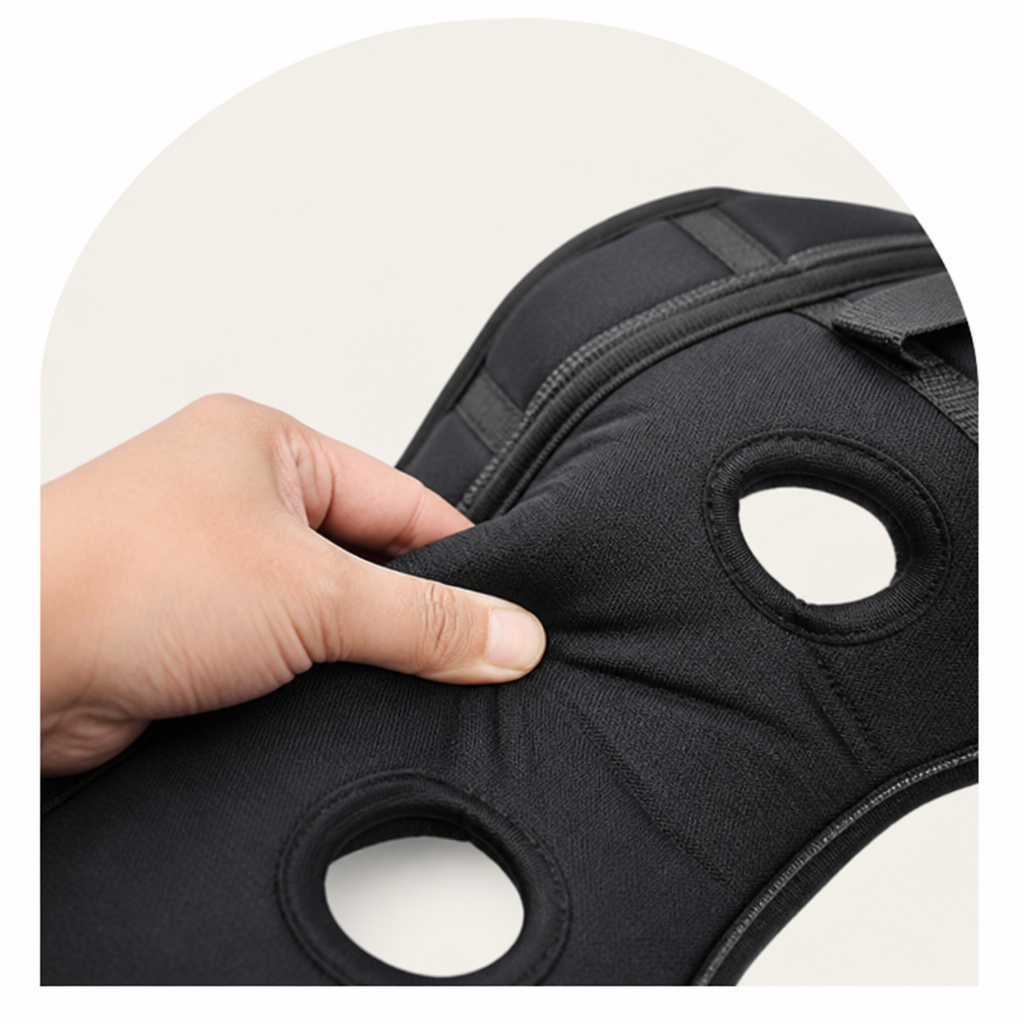 Mochila transportín para perros de tela Oxford transpirable y tirantes acolchados