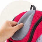 Mochila transportín transpirable acolchada para mascotas