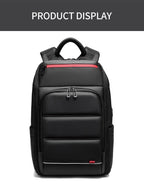Mochila de viaje para portátil de 15,6 pulgadas con puerto USB y repelente al agua