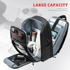 Mochila de viaje para portátil de 15,6 pulgadas con puerto USB y repelente al agua