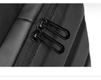 Mochila de viaje para portátil de 15,6 pulgadas con puerto USB y repelente al agua