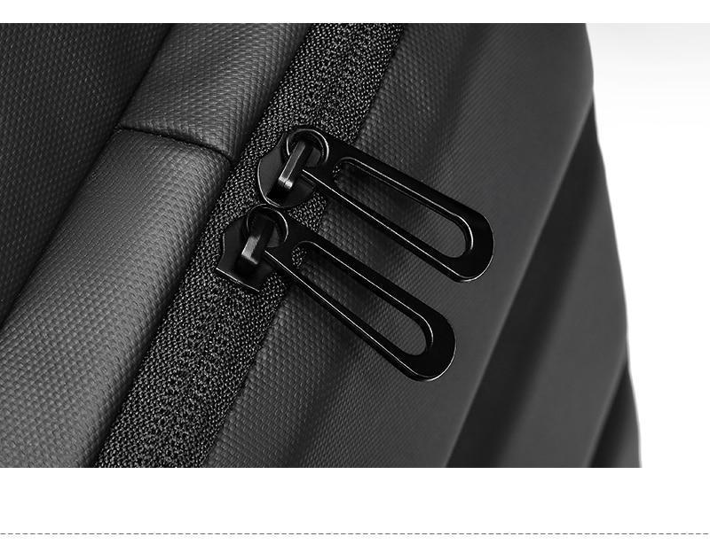 Mochila de viaje para portátil de 15,6 pulgadas con puerto USB y repelente al agua
