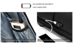 Mochila de viaje para portátil de 15,6 pulgadas con puerto USB y repelente al agua