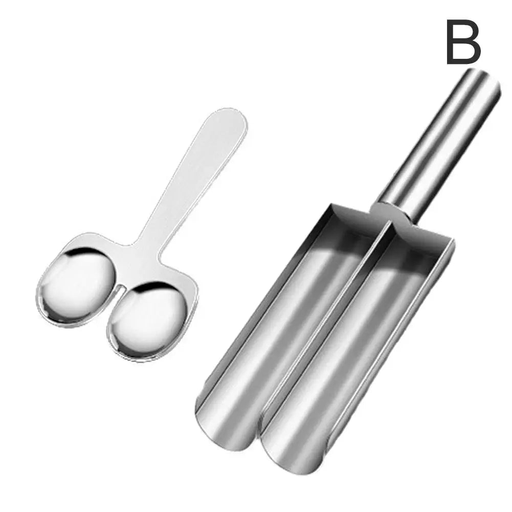 Molde para albóndigas perfectas con cuchara de acero inoxidable