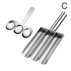 Molde para albóndigas perfectas con cuchara de acero inoxidable