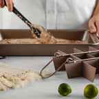 Molde para brownies antiadherente con 18 divisores de aluminio